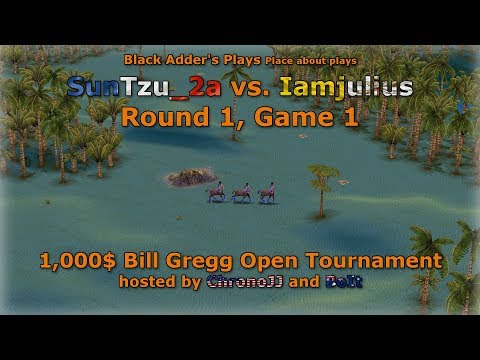 Bill Gregg Open Tournament, R1 - SunTzu_2a vs. Iamjulius, Game 1 - Age of Mythology: The Titans