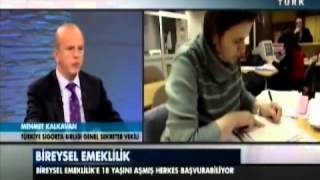 Konu: BES Konuk: TSB Genel Sekreter V. Mehmet Kalkavan.