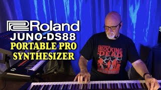 Video thumbnail for Full Review - Roland JUNO-DS88 Synthesizer | Portable and Versatile Pro Synthesizer by Alamo Music Sound Lab