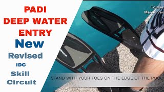 Giant Stride Entry Scuba | PADI Divemaster and IDC Skill Circuit