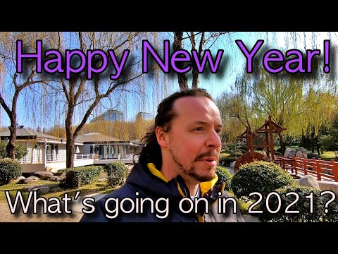 Happy new year! A cold walk in Xi'an