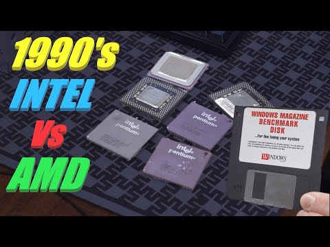 5 Pentiums and 1 AMD K6 Benchmark.