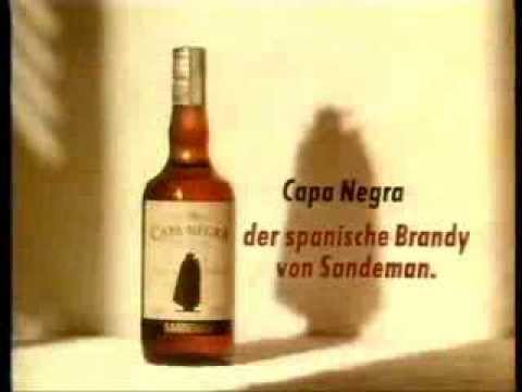 Sandeman Capa Negra Werbung 1989