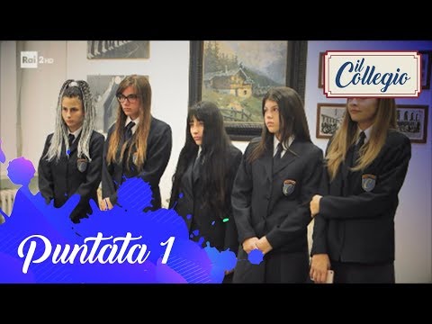 Nicole, Jennifer, Alice, Giulia e Beatrice dal preside - Prima puntata - Il Collegio 3