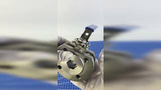 Кран кульовий нержавіючий міжфланцевий з площадкою Armaval DN 20 PN 40