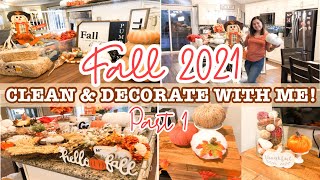 🍁 FALL 2021 SPEED CLEANING AND DECORATE WITH ME 2021 | COZY FALL DECOR IDEAS
