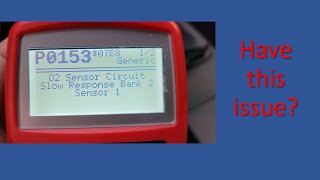Have you gotten this check engine light? P0153