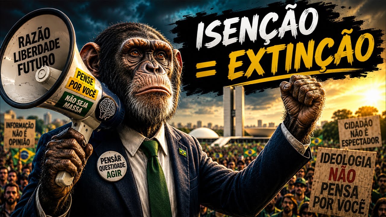Chimpanzés são infinitamente mais inteligentes que eleitores do Zema