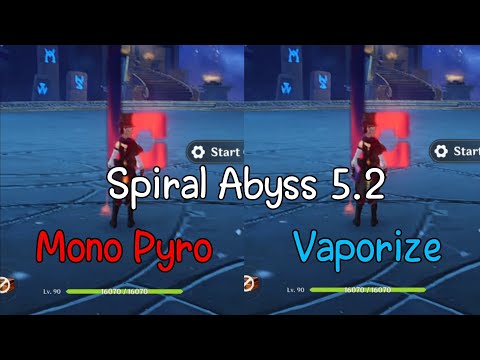 Lyney Mono Pyro VS Vaporize Comparison | Genshin Impact