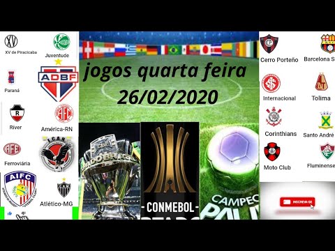 Gols desta quarta-feira, Recheada de gols ⚽️⚽️ 26/02/2020