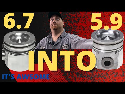 HOW TO PUT A 6.7 INTO YOUR 5.9 TRUCK  ( CUMMINS )