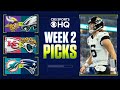NFL Week 2 Picks and Best Bets [Vikings at Eagles, Chiefs at Jaguars + MORE] | CBS Sports