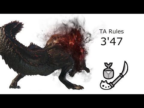 MHW Iceborne [PC] | MR5★ Savage Deviljho Solo 3'47 Insect Glaive (TA Rules)