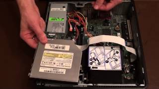 How to remove DVD drive from a Dell Optiplex 745