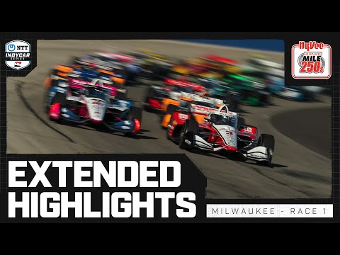 インディ2024 第17戦 ミルウォーキーマイル（オーバル）決勝レース1ハイライト動画（30分）