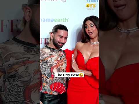 So Cute 😍 Shilpa copied The Orry Pose😜🤩 #orry #shilpashetty #bollywood #oye