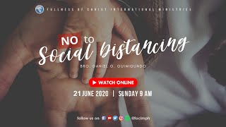 No To Social Distancing