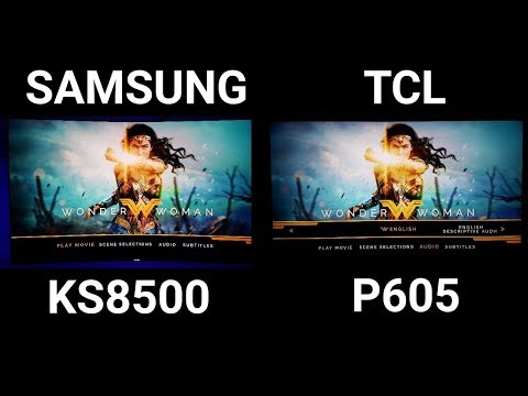 Wonderwoman 4k hdr tcl vs samsung comparison