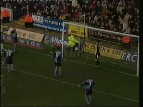 Martin Rowlands Goal Wycombe v QPR Mar 2004