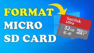 How to Format Micro SD Card on Windows 10 PC/Laptop (Fast Method)