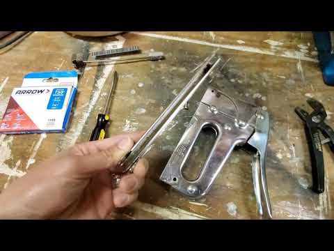 How to Breakdown and Clear Jammed Staples Arrow T50