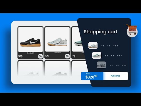 Create Shopping Cart Using Html Css Javascript E Commerce Website Tutorial