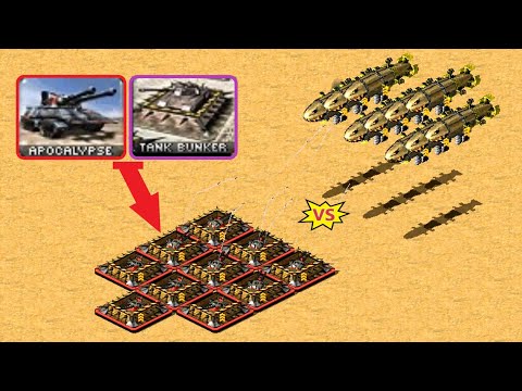 Bunker Apocalypse vs Kirovs - Same Cost - Red Alert 2