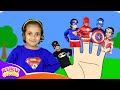 Finger Family Superheroes Kids Songs And Nursery Rhymes Kuku And Cucudu