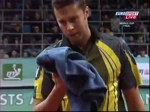 Table tennis. Final  World Cup 2009г Samsonov Vladimir - Chen Qi