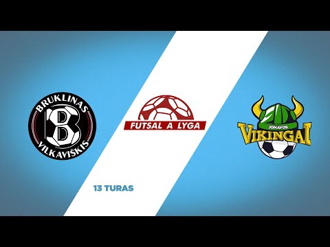 Futsal A lyga. 13 turas: FK Bruklinas - Jonavos Vikingai (2025-12-13)