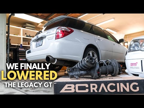Installing Coilovers on the Legacy GT (FINALLY) & JDM goodies!