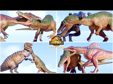 Grim the Baryonyx Death Animations by All Dinosaurs 🦖 Jurassic World Evolution 2 Camp Cretaceous
