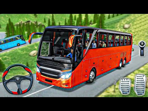 Uphill Offroad Bus Driving 3D ❤ - Coach Tour Bus Driver Simulator - Android GamePlay