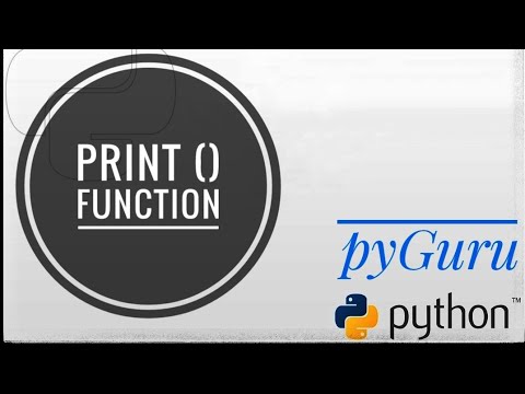 Pybasics 02 Print Function Pyguru Python