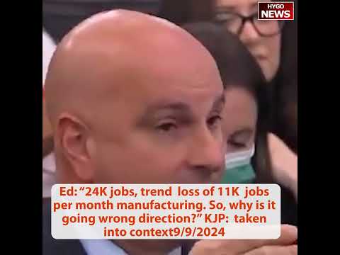 BIDEN ignores pardon son; Musk shift people from gov to private sector; manufacturing jobs lost