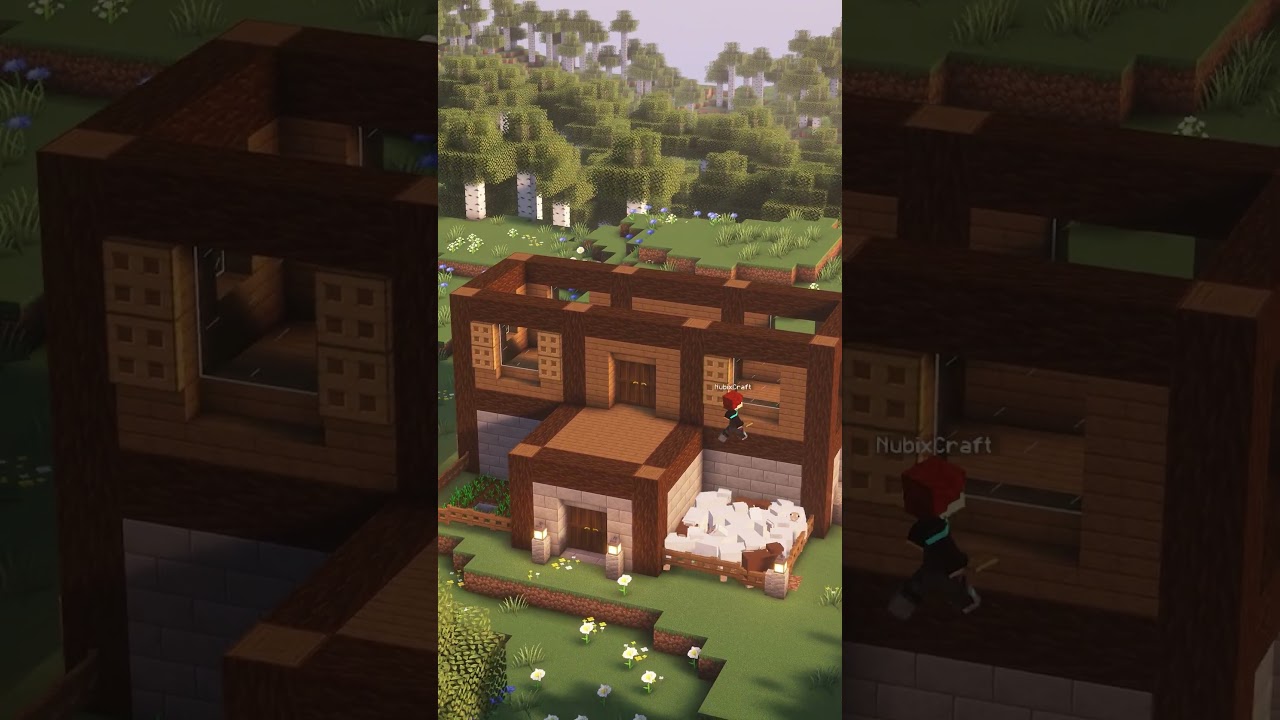 Minecraft Cozy Cabin Tutorial