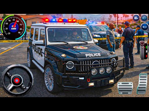Police Car Driving Game 2026: 4x4 New US Police jeep city driving and chasing - android gameplay
