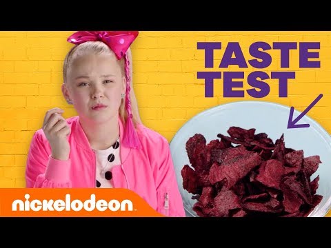 Weird Potato Chip Taste Test w/ JoJo Siwa, Kira Kosarin, Jack Griffo & More  | Nick