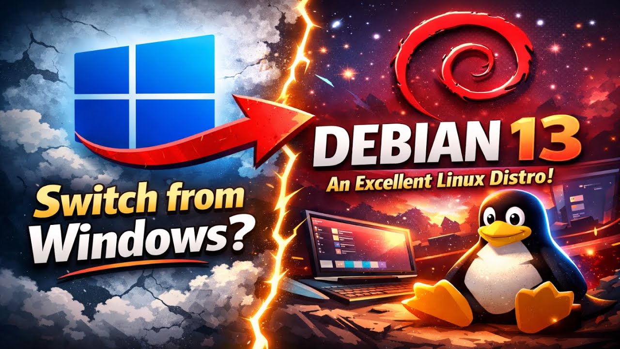 Why Linux users recommends Debian 13 over Windows 11? Do you want to Switch Windows?