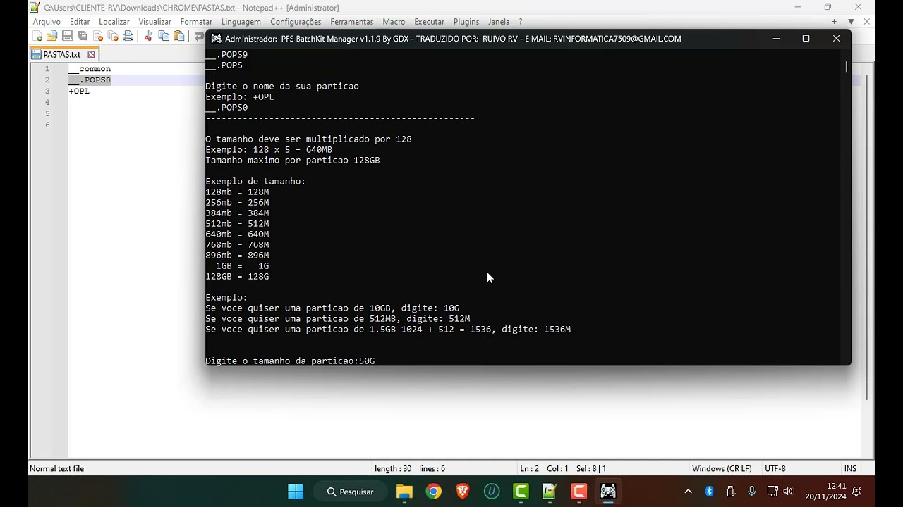 COMO PREPARAR O HD DO PS2 FAT (PARA JOGOS PS1) - PFS BatchKit Manager - PT