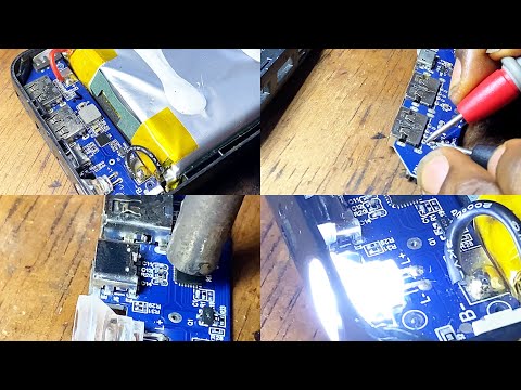 How to repair power bank  ( Real troubleshooting ) 😍￼￼