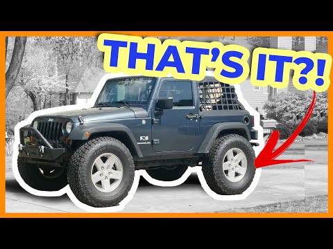 285s on a Stock Jeep Wrangler JK