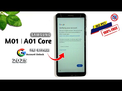 HOW TO FRP BYPASS SAMSUNG  M01 | A01 CORE NEW TRICK 2025 | (M013F-A013F) GMAIL FRP BYPASS WITHOUT PC