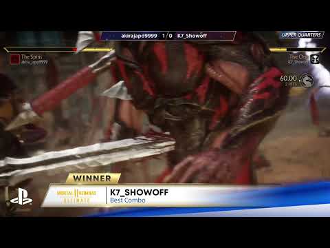 I Won Best Combo in PS4 MK11 Open Series!