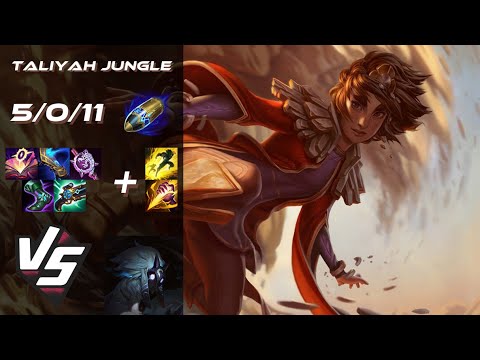 JUNGLE Taliyah vs Kindred - EU Challenger Patch 14.6