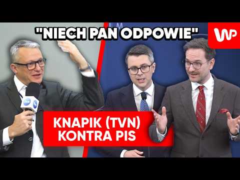 "Rżnę głupa tak?". Przepychanka słowna z TVN na konferencji PiS #polityka #tvn #sejm