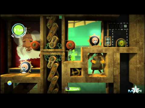 Little Big Planet 2 Walkthrough - Da Vinci's Hideout - Gripple Grapple