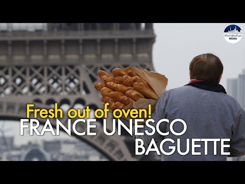 Pão nacional francês 🥖 baguetes agora 'tesouros humanos vivos', listados pela UNESCO
