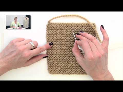 Knitting Help - Weaving in Ends in Garter Stitch