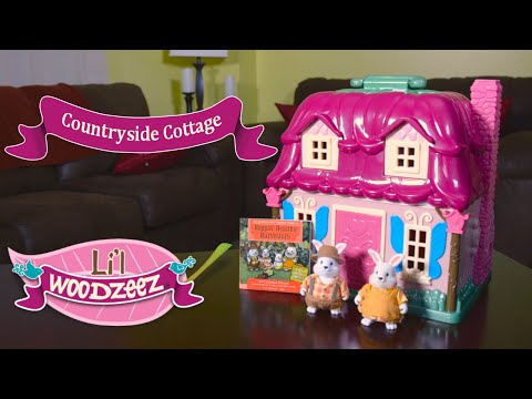 Видео обзор Игровой набор - Цветочный дом и Семья Кроликов Li'l Woodzeez